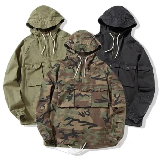 2024 Men's Camouflage Pullover Hoodies